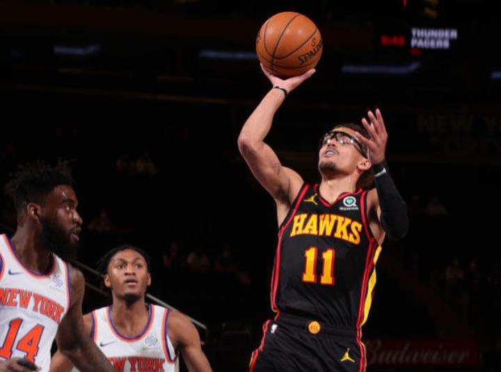  特雷杨助攻创新高，老鹰大胜黄蜂巩固附加赛席位  